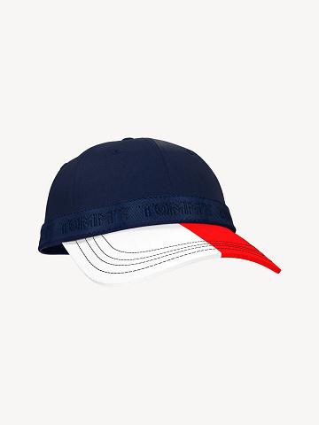 Lány Tommy Hilfiger Flag Baseball HATS Kék | HU 2040WNB